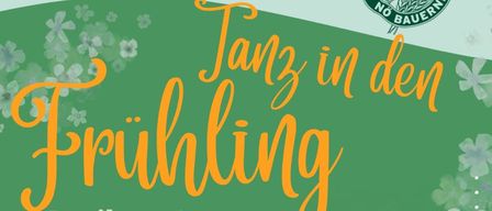 Plakat für 'Jazz in den Frühling' Veranstaltung am 11. April 2026, Beginn: 20 Uhr bei BiVaz Kaumberg. Eintritt: 8 Euro, an der Abendkasse: 10 Euro. Illustration von Tänzern.