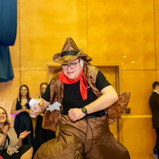 Adult, Female, Person, Woman, Dancing, Male, Man, Hat, Face, Dress