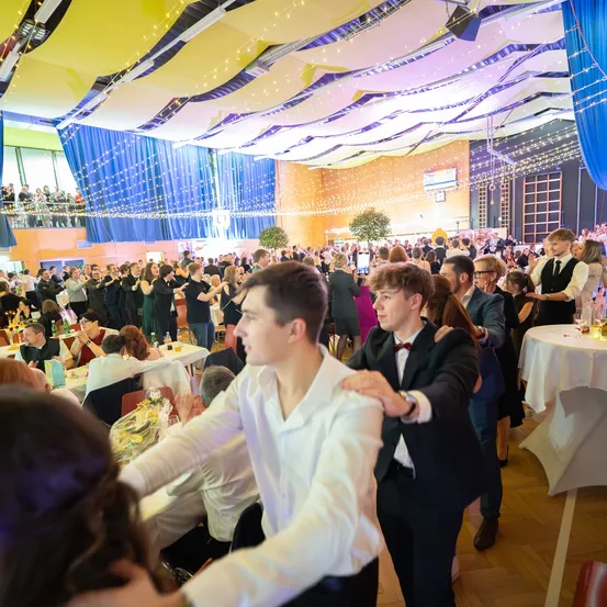 Indoors, Fun, Hall, Person, Banquet, Clothing, Formal Wear, Suit, Face, People