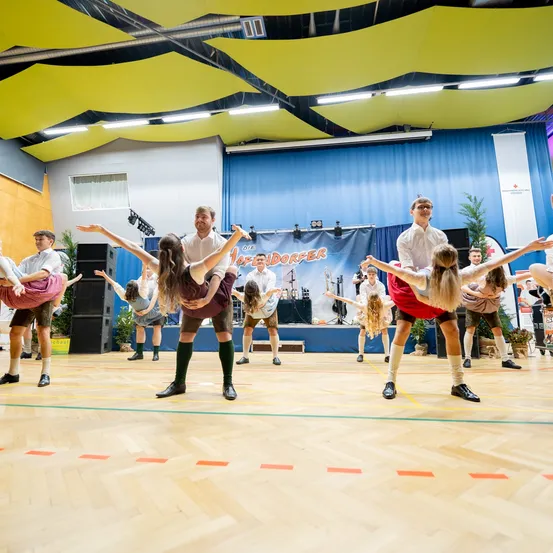 People, Person, Dancing, Group Performance, Floor, Flooring, Child, Female, Girl, Shoe