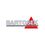 Bartosek GmbH-Logo. Das Logo für BARTOSEK zeigt die Wörter Wasser, Heizung, Energie, Technik in einer fetten, serifenlosen Schrift, mit einem roten Dreieck darunter.