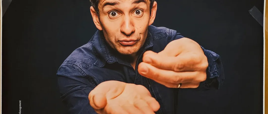 Advertisement, Poster, Finger, Hand, Person, Adult, Male, Man, Face, Portrait