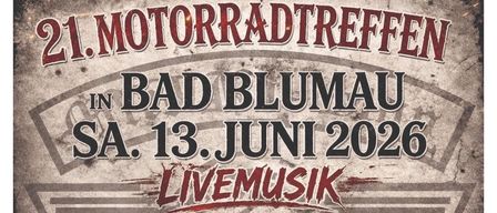 Plakat für ein Live-Musik-Event mit Screwers und The Wicked am 13. Juni 2026 in Bad Blumau, mit Gitarren und einem Dinosaurierschädel.
