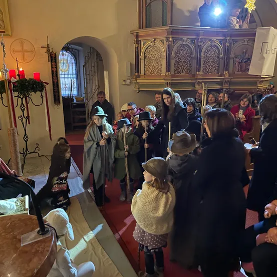 Adult, Female, Person, Woman, People, Prayer, Indoors, Child, Girl, Face