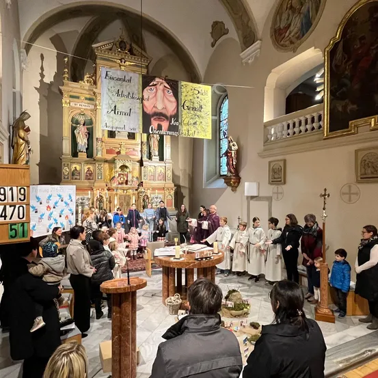 Adult, Female, Person, Woman, Indoors, Prayer, Building, Male, Man, Chapel