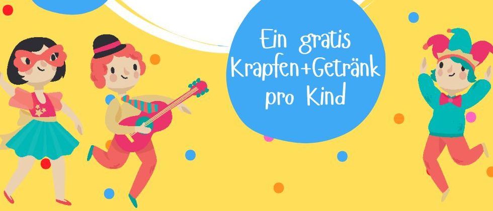 Plakat für eine Kinder-Pyjama-Party. Datum: 16.02.2016. Zeit: 15:00 Uhr. Ort: Im Kniely Haus. Freier Eintritt. Getränke und Snacks inklusive. Aktivitäten beinhalten Singen, Tanzen und Spiele.
