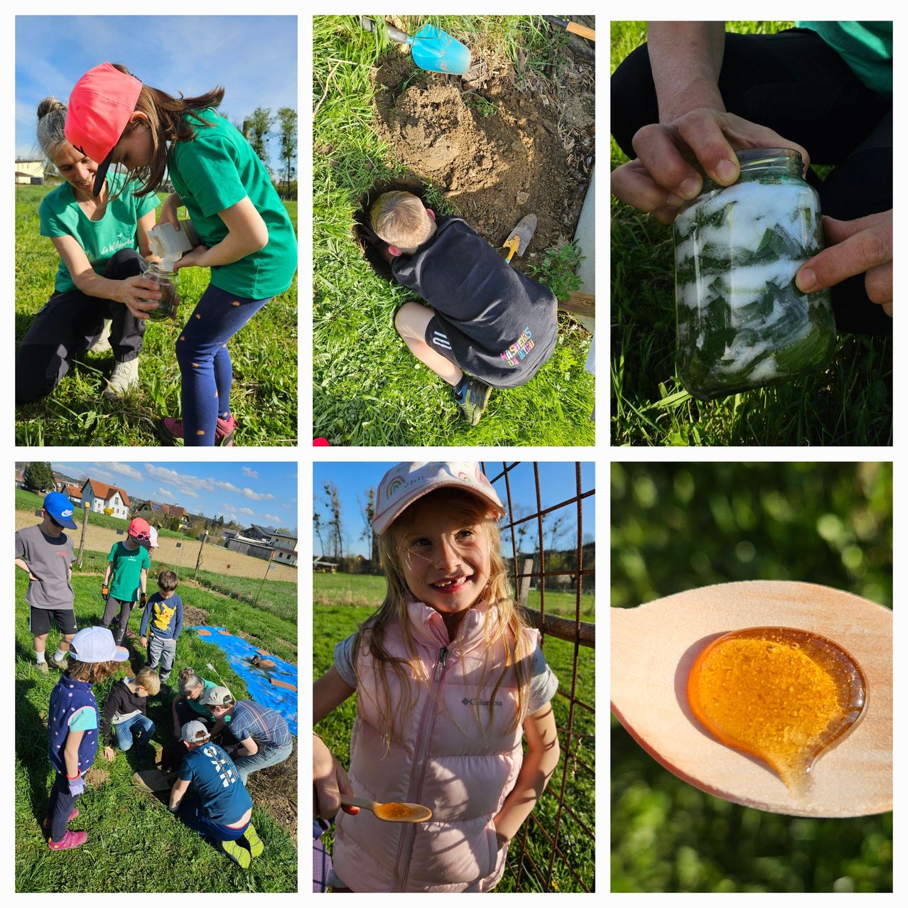 Bild enthält, Grass, Jar, Collage, Soil, Hat, Child, Female, Girl, Person, Pottery