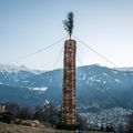 Mountain Range, Nature, Outdoors, Peak, Scenery, Tree, Wilderness, Tower, City, Landscape