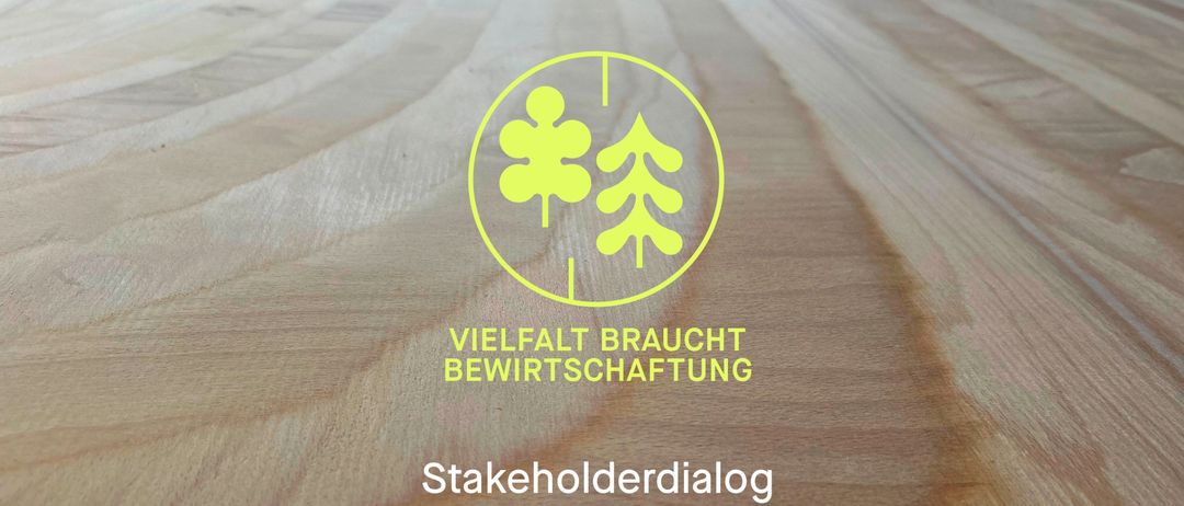 Das Bild zeigt ein Veranstaltungsflyer für einen Stakeholder-Dialog mit dem Titel 'Vielfalt vor Ort: Oststeiermark Standortfaktor Forst-Holz-Bioökonomie' am 27. Februar 2026, veranstaltet von Weitzer Woodsolutions. Es enthält einen Zeitplan mit Registrierung, Präsentationen und Networking.