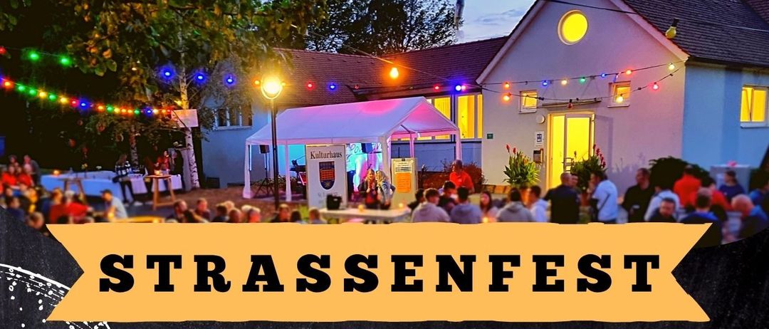 Straßenfest am 8. August 2026 in St. Lorenzen am Wechsel ab 18 Uhr. Musik, Essen und ein lokaler Markt.
