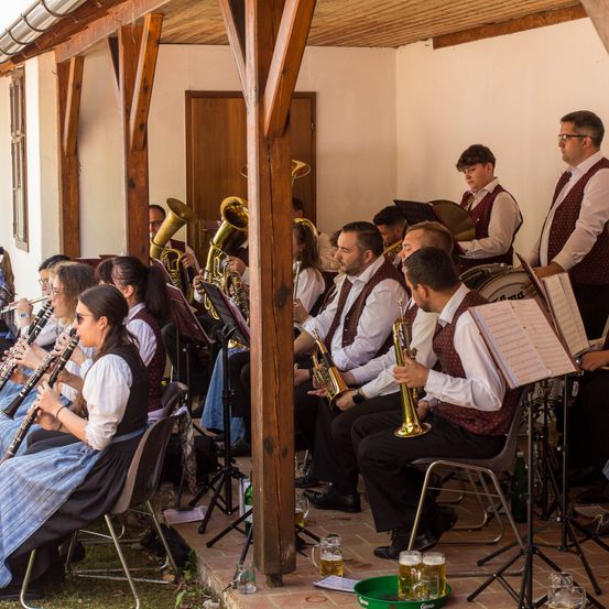 Bild enthält, Group Performance, Music Band, Musical Instrument, Musician, Performer, Person, Adult, Male, Man, Indoors