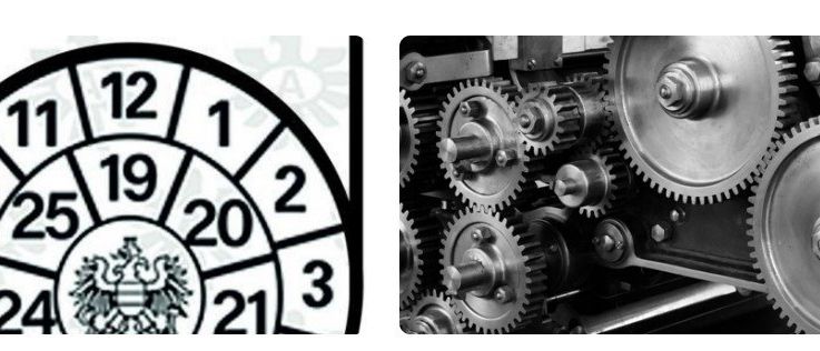 Bild enthält, Machine, Wheel, Spoke, Gear