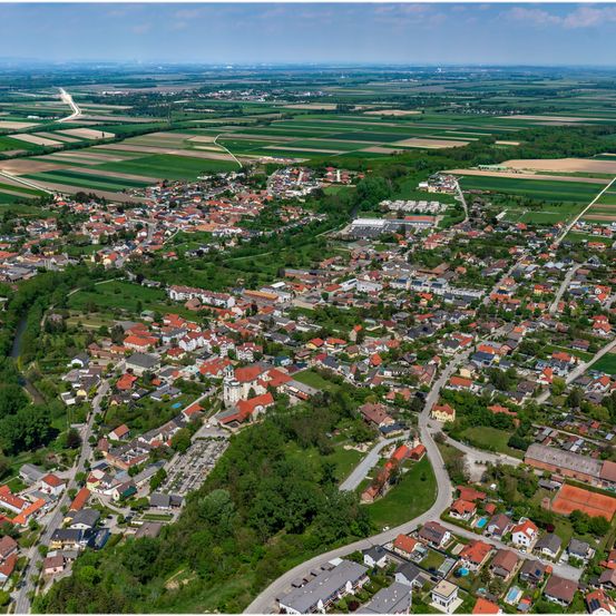 Outdoors, Neighborhood, Building, Cityscape, Urban, Aerial View, Road, Nature, Windmill, Suburb