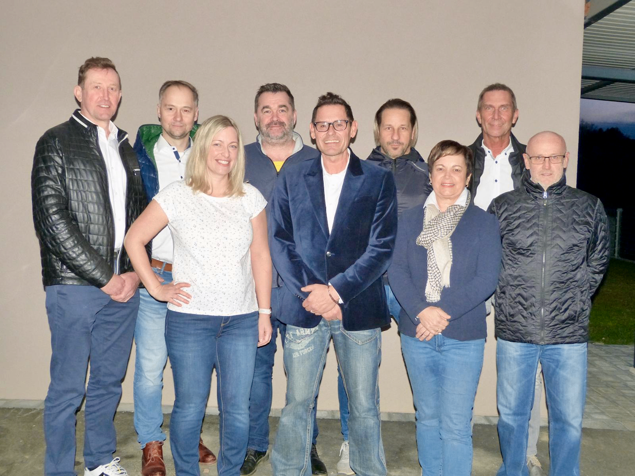 Der Vorstand des TC Dobl-Zwaring von 2025 inkl. Vertretungen