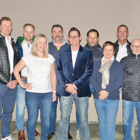 Der Vorstand des TC Dobl-Zwaring von 2025 inkl. Vertretungen