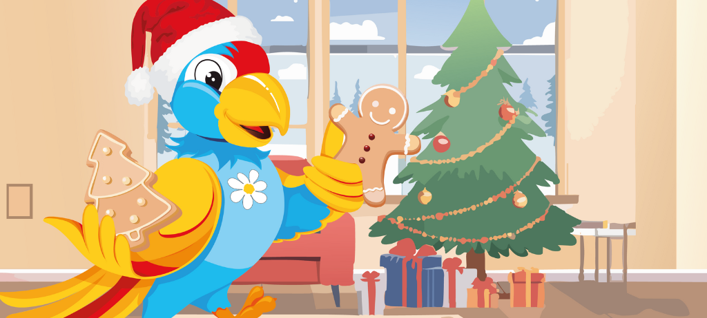 Bild enthält, Baby, Person, Plant, Tree, Christmas, Christmas Decorations, Festival, Face, Head