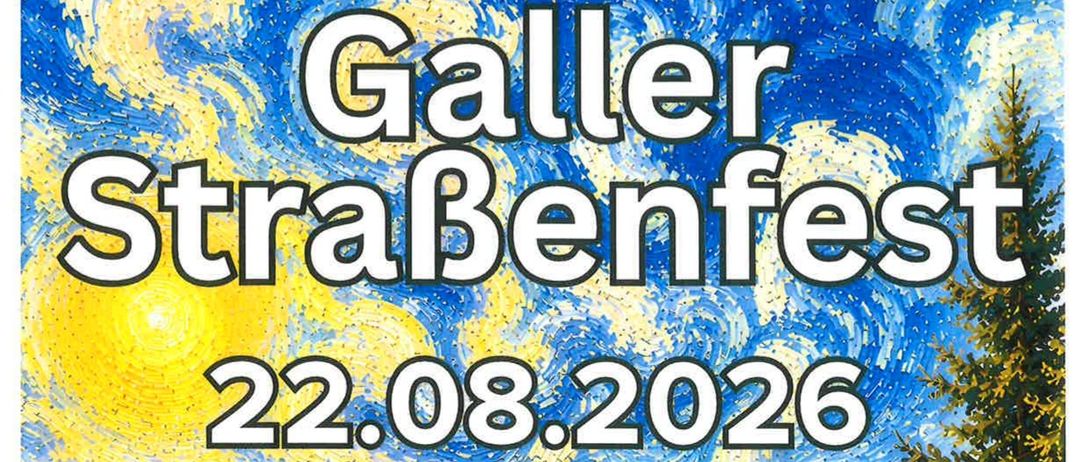 Plakat für das StraBenfest-Event am 22.08.2026, Beginn um 17:00 bei Beim Felfernig mit Live-Musik, präsentiert von St. Urban Schatzspiel. Essen und Getränke sind vorhanden.