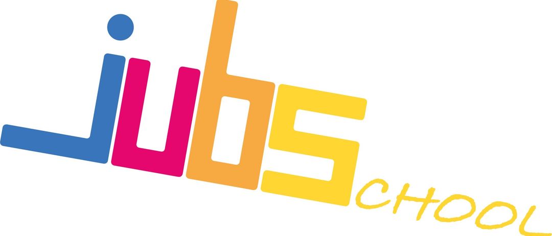 Das farbenfrohe 'jbs.co' Logo zeigt die Buchstaben 'jbs' in Orange, Pink und Gelb, mit einem gelben 'c' in kursiver Schrift.