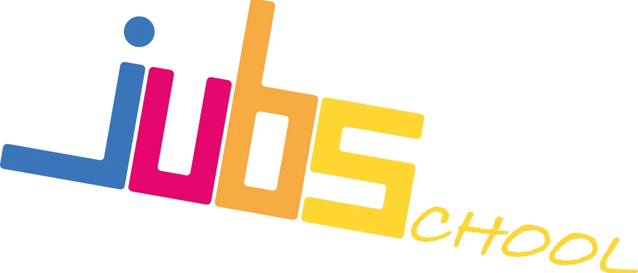Das farbenfrohe 'jbs.co' Logo zeigt die Buchstaben 'jbs' in Orange, Pink und Gelb, mit einem gelben 'c' in kursiver Schrift.