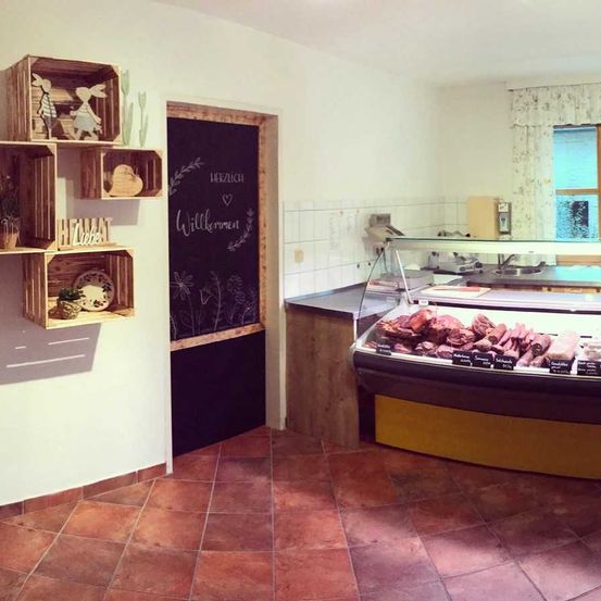 Bild enthält, Butcher Shop, Shop, Blackboard