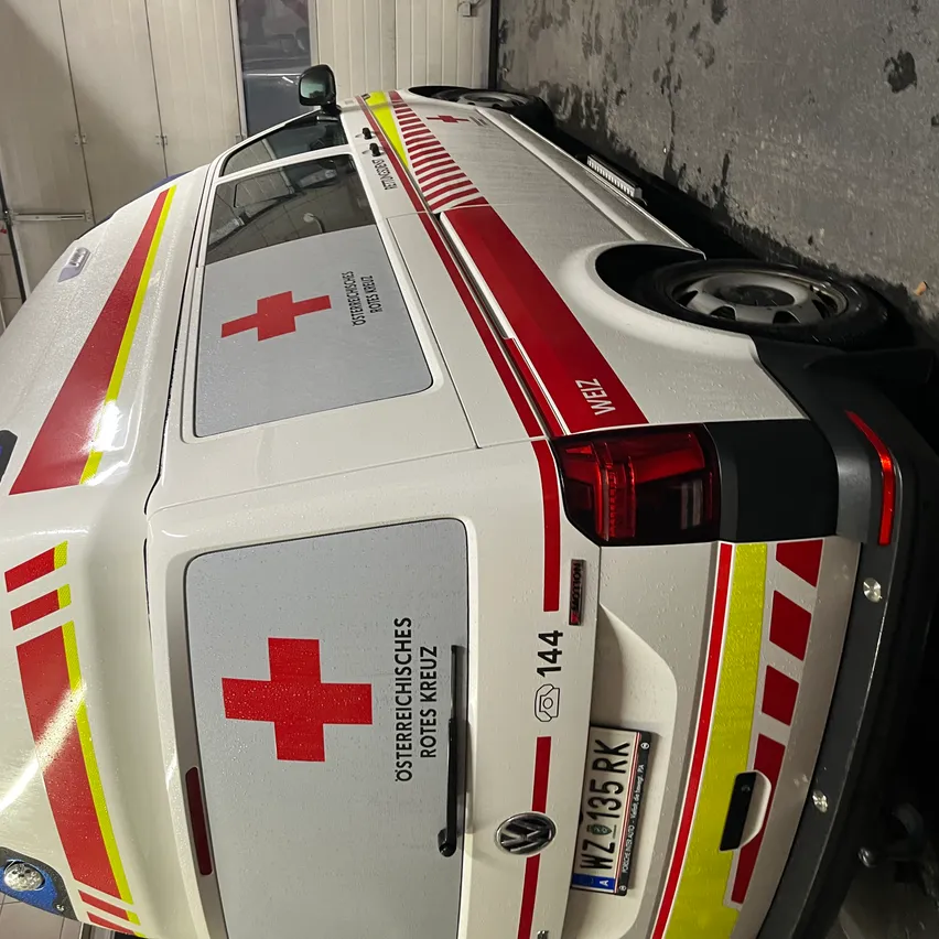 Ambulance, Transportation, Van, Vehicle, Machine, Wheel, Logo, First Aid