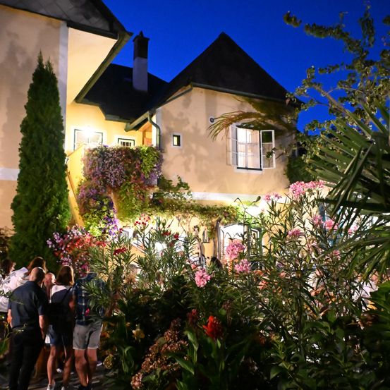 Bild enthält, Garden, Nature, Walkway, Tree, Villa, Adult, Male, Man, Person, Neighborhood