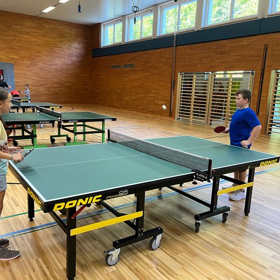 Bild enthält, Clothing, Shorts, Ping Pong, Sport, Person, Ping Pong Paddle, Racket