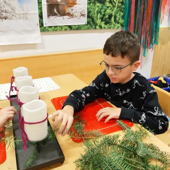 Boy, Child, Male, Person, Table, Head, Student, Face, Opening Present