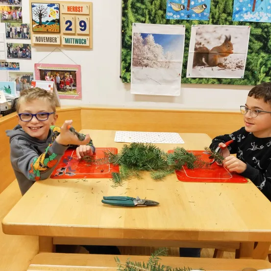 Furniture, Table, Person, Student, Dining Table, Tabletop, Boy, Child, Male, Potted Plant