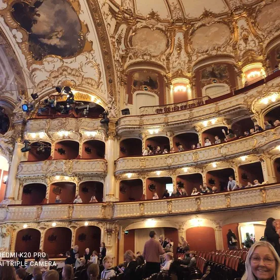 Building, Lighting, Adult, Bride, Female, Person, Woman, Theater, Face, Auditorium