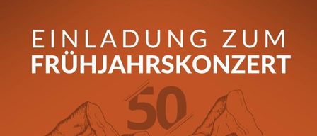 A poster announces a spring concert on April 18, 2026, at 19:30, at Mehrzwecksaal Viktorsberg. It is a small circular tour.