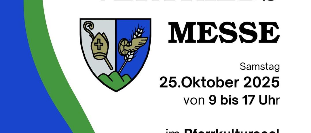 Eine Anzeige für Direkt Betriebs Messe am 25. Oktober 2025 von 9 bis 17 Uhr im Pfarrkultursaal, 3462 Absdorf, Hauptplatz 12. Eröffnung durch Bürgermeister Franz Dam.