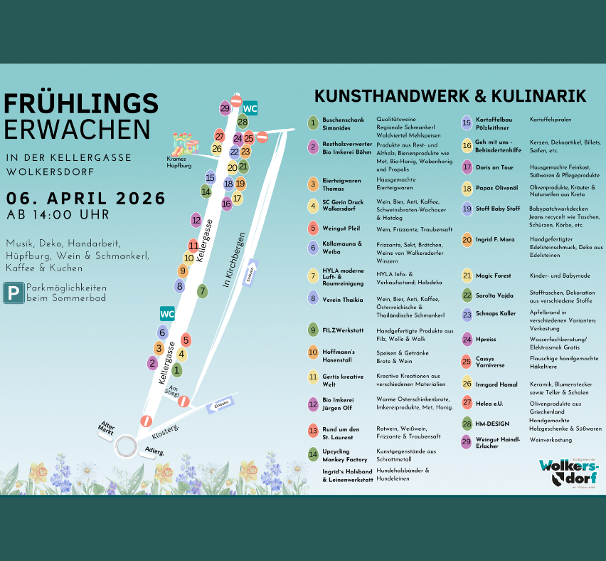 An event on April 6, 2026 at 2:00 PM featuring art and culinary workshops. Activities include product rest and development, bio-homing, and bio-weaving. It also includes workshops on spirulina, seaweed, and lactic acid bacteria.
