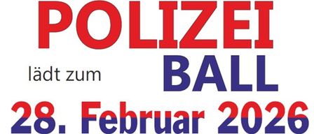 Polizei Ball-Veranstaltung im Kulturhaus Hirtenberg am 28. Februar 2026 mit The Cadillacs Entertainment und veranstaltet von Bgm. Karl Brandtner. Beginn um 20:00 Uhr, Ende um 19:00 Uhr.
