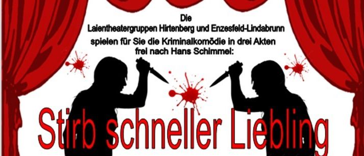 Laientheatergruppen aus Hirtenberg und Enzersdorf-Lindabrunn spielen eine Kriminalkomödie in drei Akten, frei nach Hans Schimml. Im Kulturhaus 2552 Hirtenberg. Eintritt: 15 Euro.
