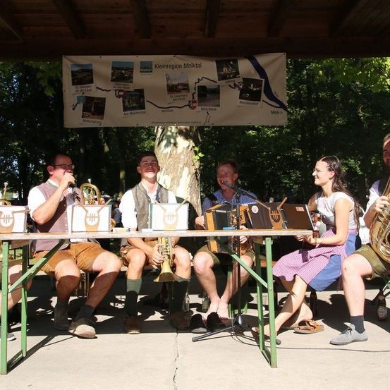 Bild enthält, Shorts, People, Person, Portrait, Tuba, Group Performance, Music Band, Adult, Male, Man