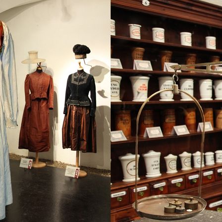 Bild enthält, Dress, Fashion, Formal Wear, Gown, Adult, Female, Person, Woman, Coat, Shelf