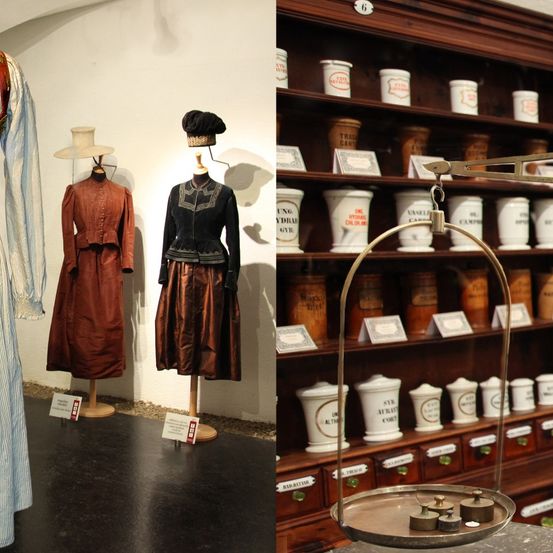 Bild enthält, Dress, Fashion, Formal Wear, Gown, Adult, Female, Person, Woman, Coat, Shelf