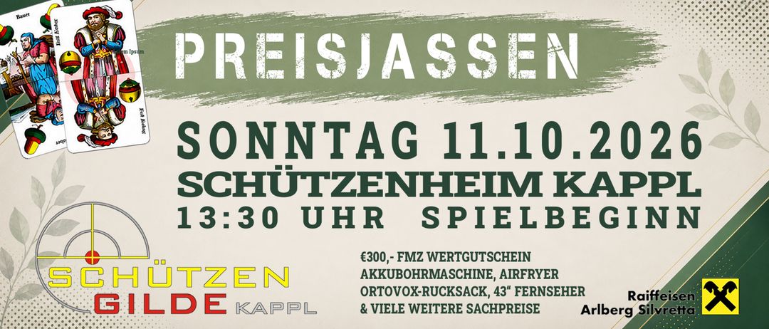 Plakat für eine Veranstaltung mit dem Titel 'Reisen' am Montag, 11. November um 15:30 Uhr in Schutzenheim. Preise umfassen einen 300€-Gutschein, eine Kaffeemaschine, eine Heißluftfritteuse, einen Rucksack, einen 43-Zoll-Fernseher und mehr.