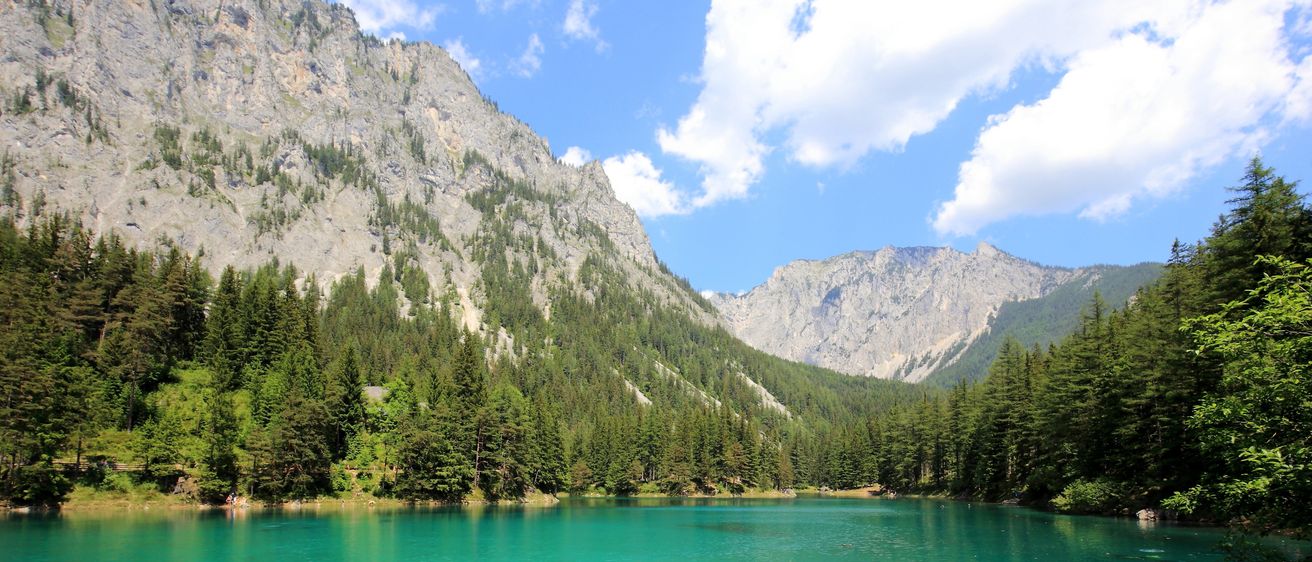 Bild enthält, Lake, Nature, Outdoors, Water, Fir, Plant, Tree, Scenery, Wilderness, Mountain Range