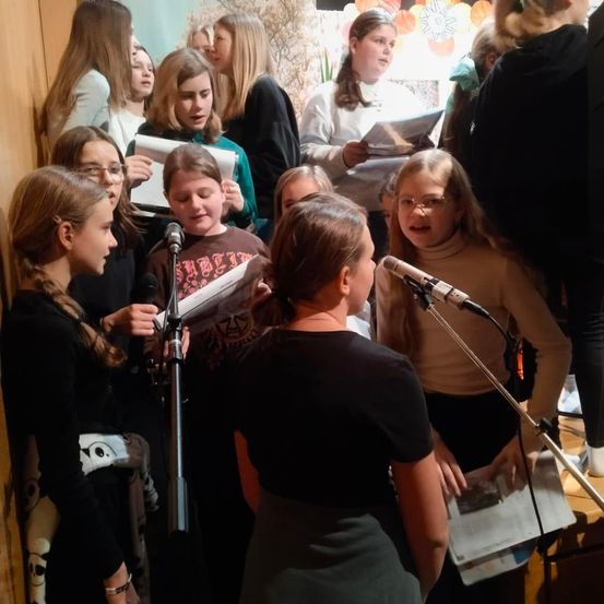 Bild enthält, Adult, Female, Person, Woman, Electrical Device, Microphone, Singing, Accessories, Glasses, Face