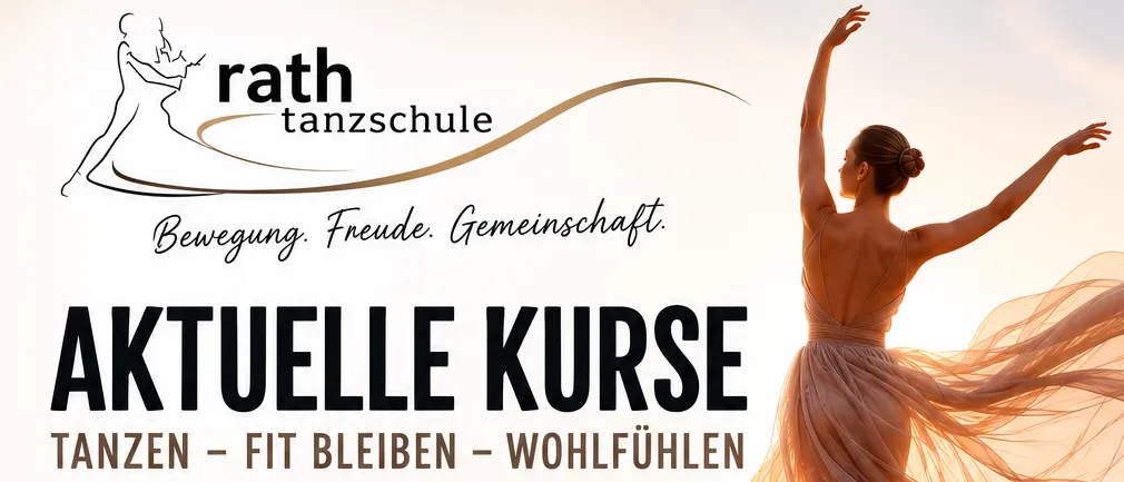 Plakat, das Tanzkurse für Frauen in Mitterdorf anbietet, mit verschiedenen Tanzkursen zu ermäßigten Preisen ab dem 20. September 2026.
