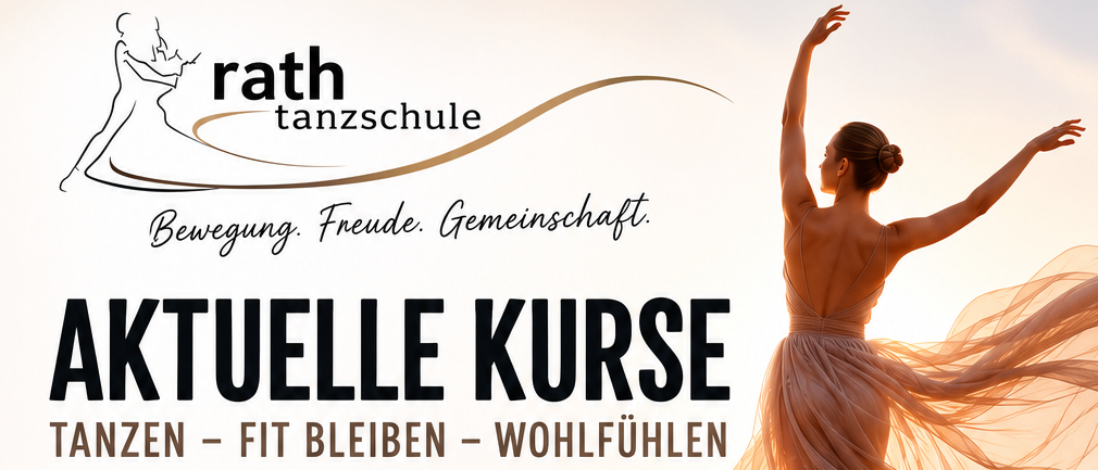 Plakat, das Tanzkurse für Frauen in Mitterdorf anbietet, mit verschiedenen Tanzkursen zu ermäßigten Preisen ab dem 20. September 2026.