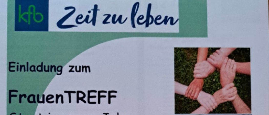 Eine Einladung zum FrauenTREFF. Start ins neue Jahr am Mittwoch, 14. Jänner 2026 von 14:00 bis 16:00 Uhr im Pfarrheim Niederneukirchen. ALLE Frauen sind dazu herzlich eingeladen. Wir freuen uns auf gemeinsame gemütliche Stunden.