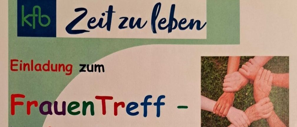 Einladung zum FrauenTreff - Wir feiern Fasching am Mittwoch, 11. Feb.2026 von 14:00 bis 16:00 Uhr im Pfarrheim Niederneukirchen. ALLE Frauen sind dazu herzlich eingeladen