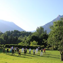 Bild enthält, Grass, Lawn, Nature, Outdoors, Park, Field, People, Person, Tree, Grassland