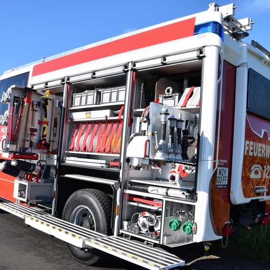 Bild enthält, Transportation, Truck, Vehicle, Machine, Wheel, Fire Truck
