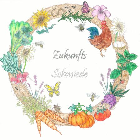 Bild enthält, Chicken, Art, Floral Design, Graphics, Pattern, Herbal, Plant, Leaf, Greeting Card, Insect