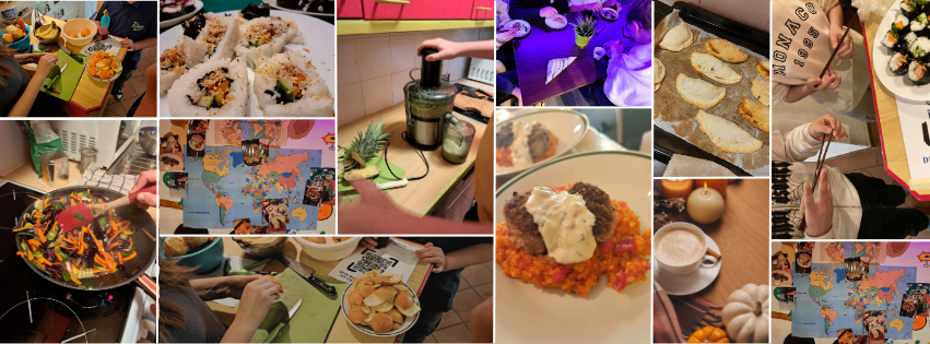 Bild enthält, Lunch, Meal, Collage, Icing, Dish, Dining Table, Table, Person, Restaurant, Baby