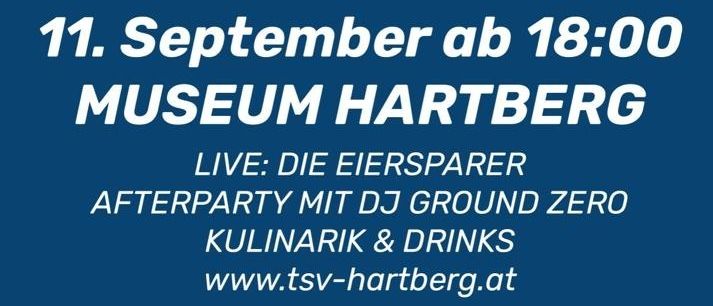 Poster for a party event on September 11th starting at 6 PM, featuring a colorful illustration of people running, swimming, and cycling.